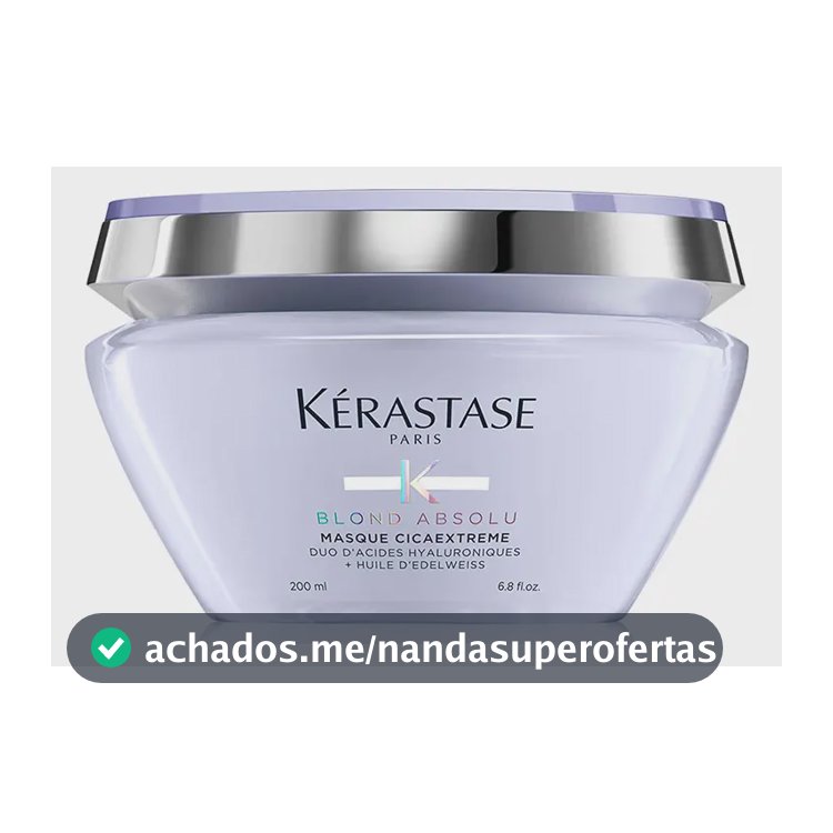 Máscara Kérastase Blond Absolu Cicaextreme, Cabelos Loiros, Danificados ou com Mechas, 200ml