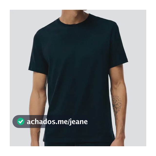 Camiseta Básica Manga Curta Masculina Em Malha H+ Hering