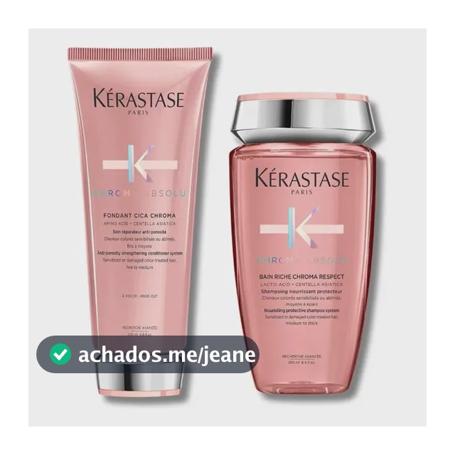 Kit Kérastase Chroma Absolu - Shampoo Riche E Condicionador