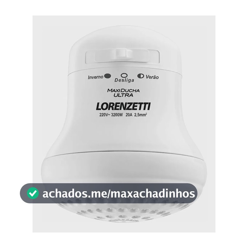 Maxi Ducha Ultra Lorenzetti 127v 3200w Ou 220v 3200w