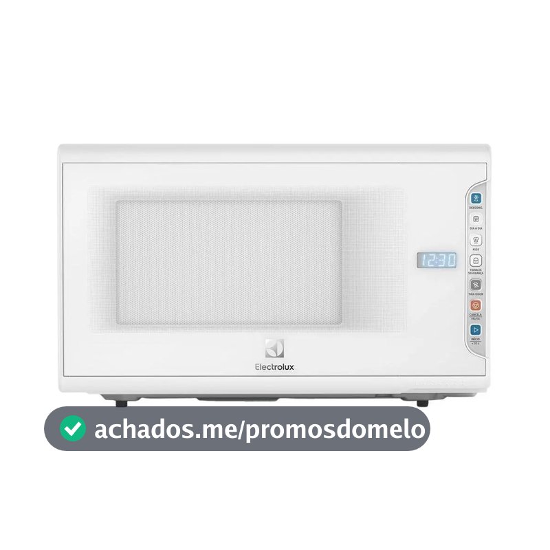 Micro-ondas MI41T 947005111 31L Com Painel Integrado e Display Econômico Cor Branco Electrolux 220 V
