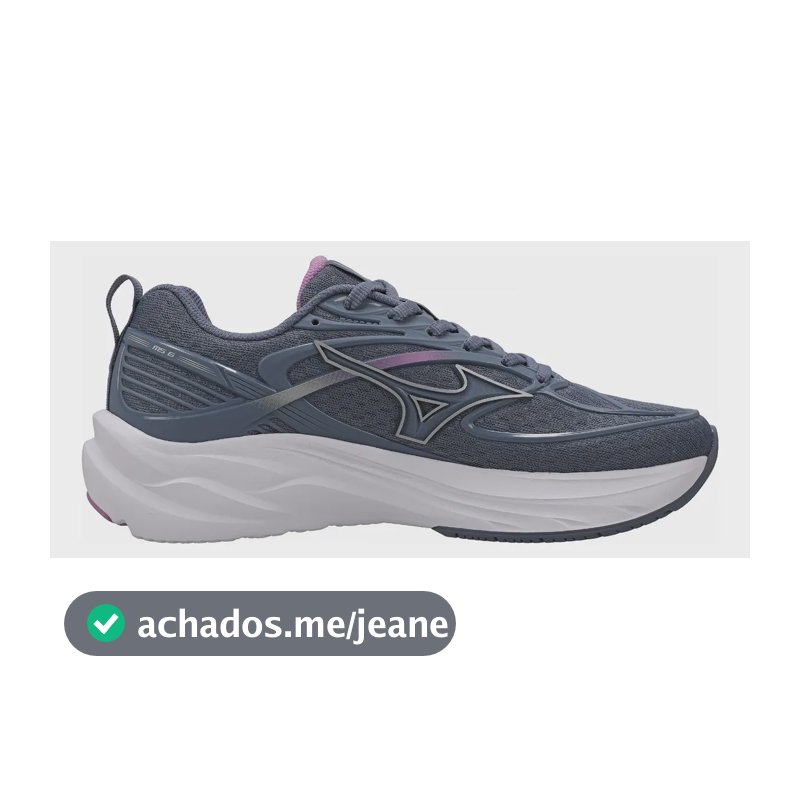 Tênis De Corrida Feminino Space 6 Mizuno Maritimo Liso 36 Br
