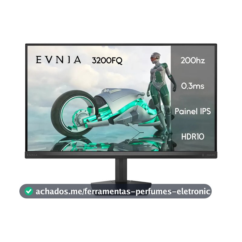 Monitor Gamer Phillips de 23.8" Full HD IPS com 200Hz
