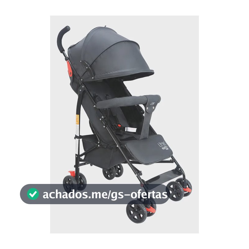 Carrinho Guarda Chuva De passeio Maxi Baby Até 15kgs cor Preto