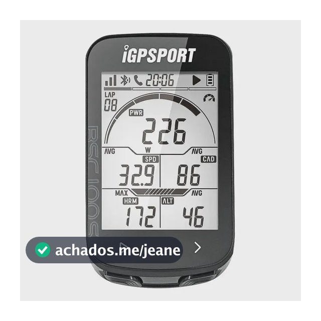 Ciclocomputador Gps Igpsport Bsc100s Preto