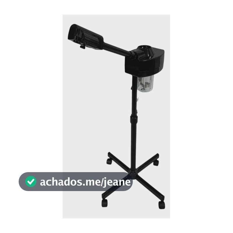Aparelho Vaporizador Hair Estética Portátil Estek Cor Preto 110v