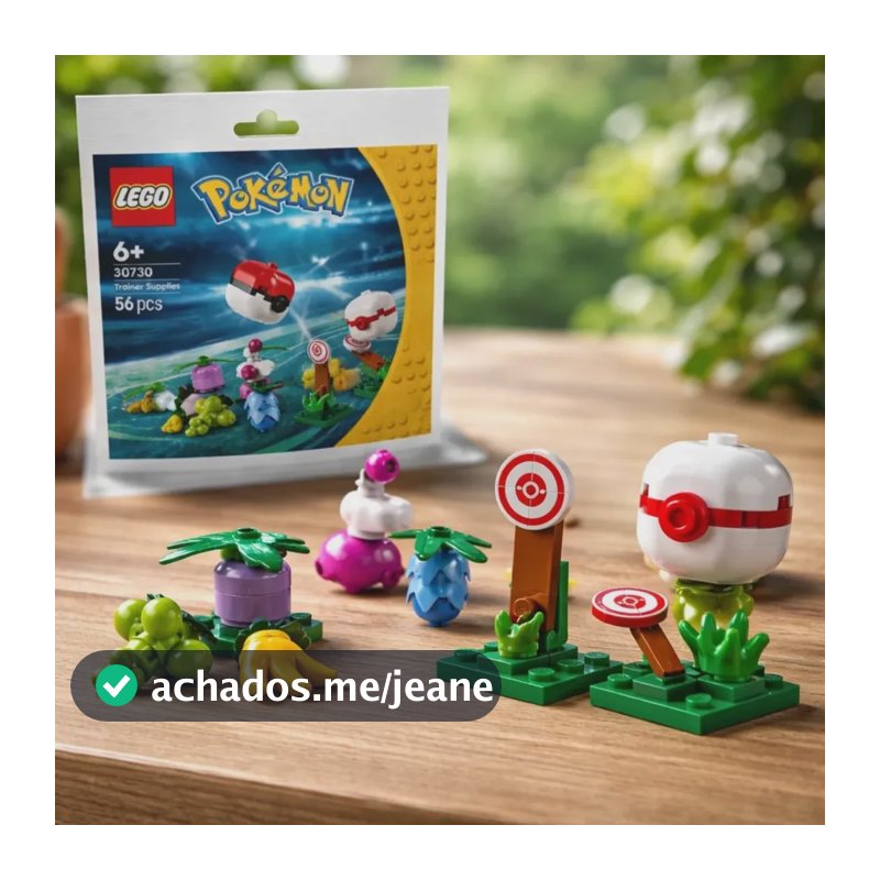 Lego Pokémon Acessórios De Treinamento 30730 56 Peças 56 Lego Pokémon Kit Acessórios De Treinamento 30730 56 Peças