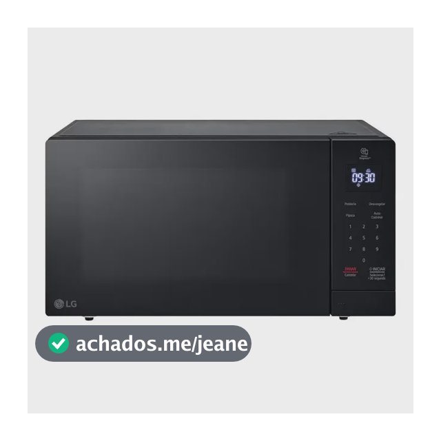 Micro-ondas NeoChef LG 30L Preto Limpa Fácil - 220V