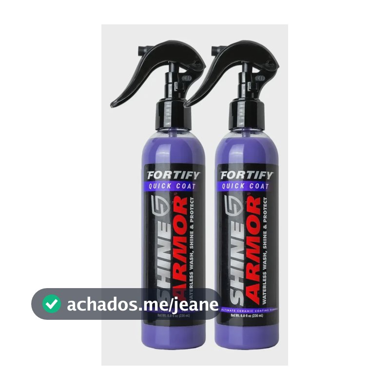2x Shine Armor Fortify Revestimento Cerâmico Da Pintura