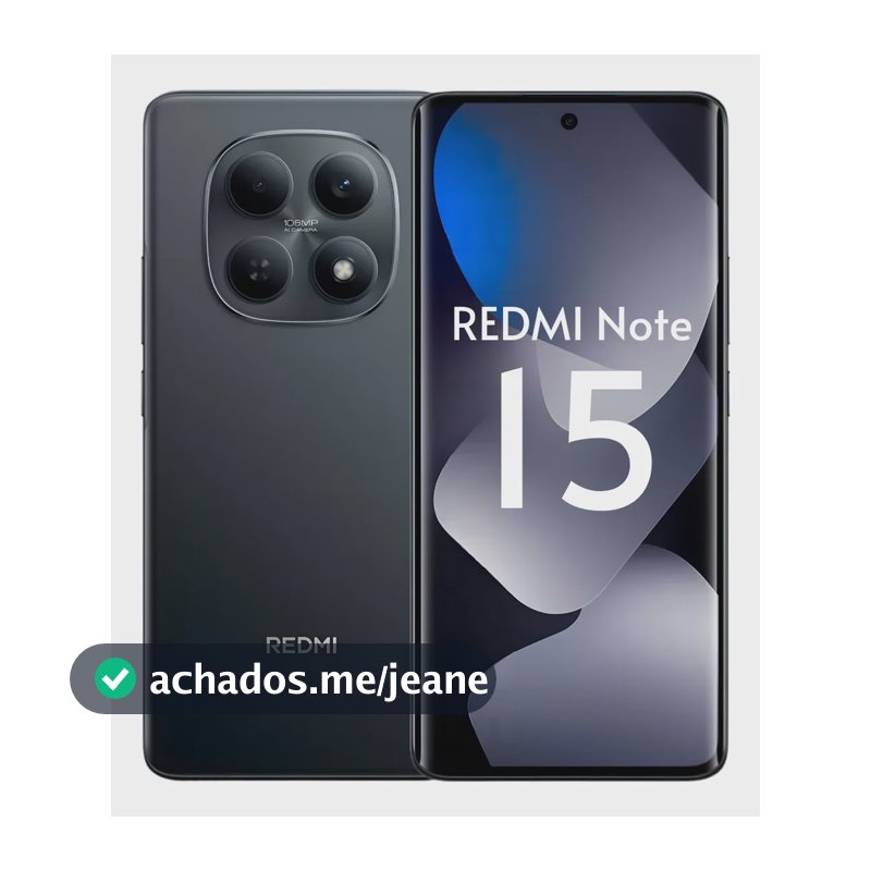 Xiaomi Redmi Note 15 256gb 8gb Ram Dual Sim Global 2026 Preto