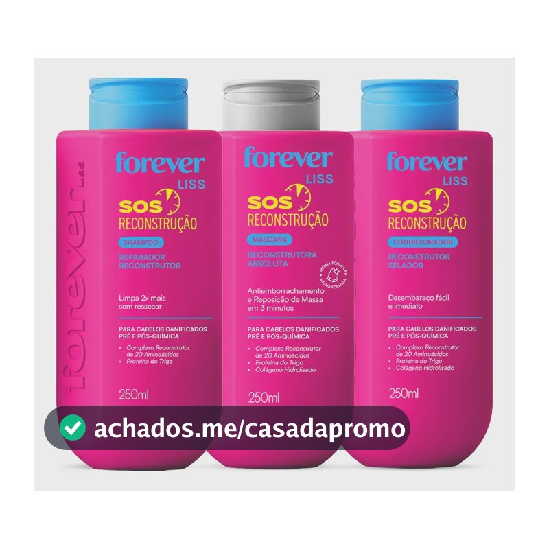 Kit Sos Reconstrução Forever Liss