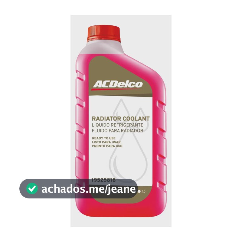 Aditivo Do Radiador Pronto Para Uso Rosa Acdelco 19525818