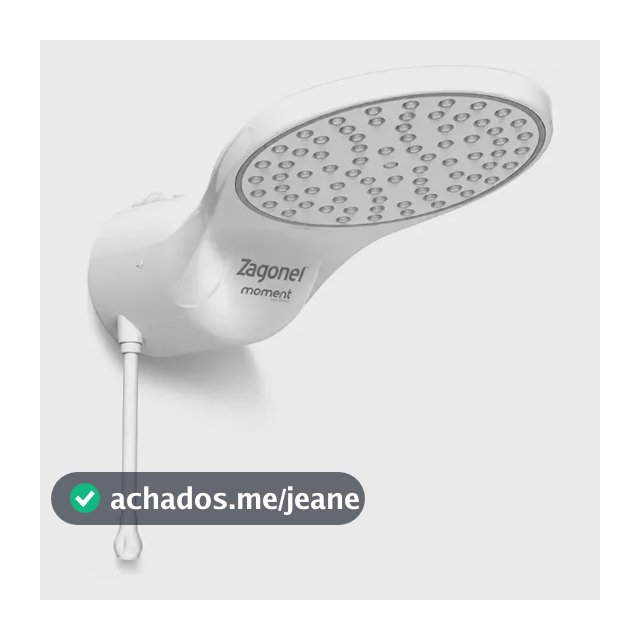 Chuveiro Eletrônico Zagonel Moment 7500W Branco