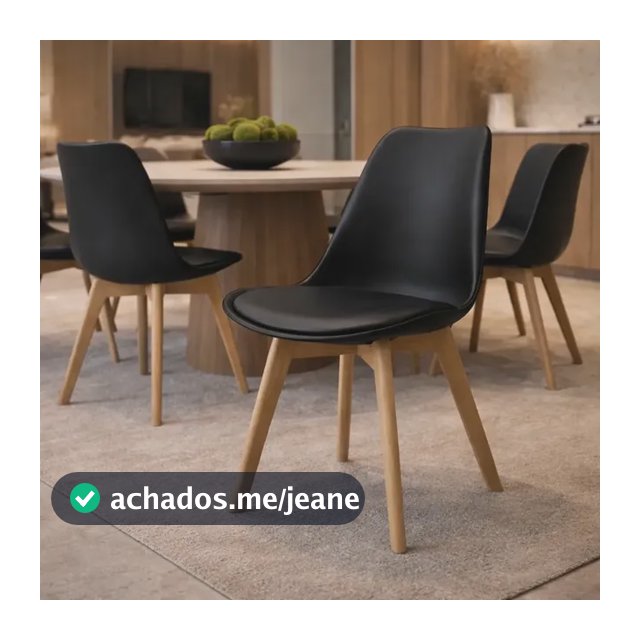 Kit 2 Cadeiras Jantar E Cozinha Leda Design Assento Estofado