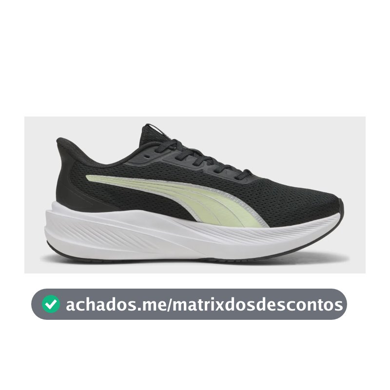 Tênis De Corrida Masculino Dasher Lite Puma Preto Liso 43 Br
