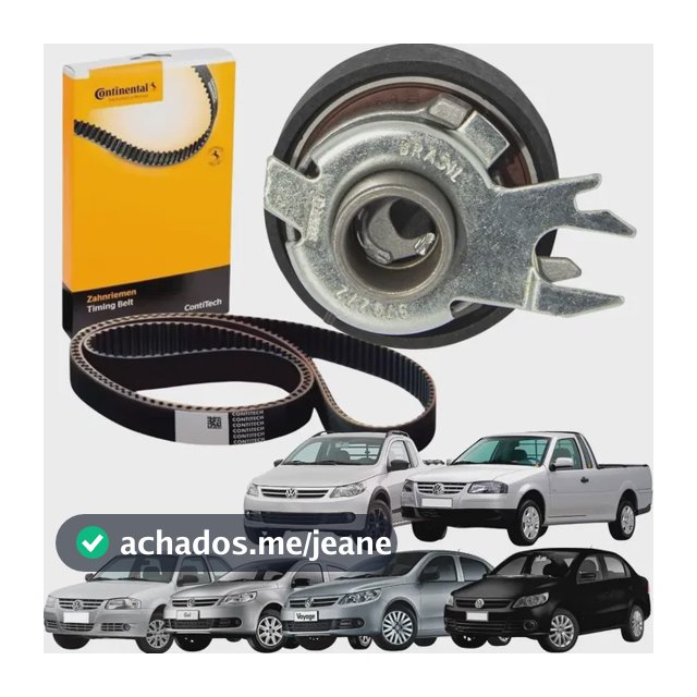 Kit Correia Dentada Continental + Tensionador Gol At 1.0 8v