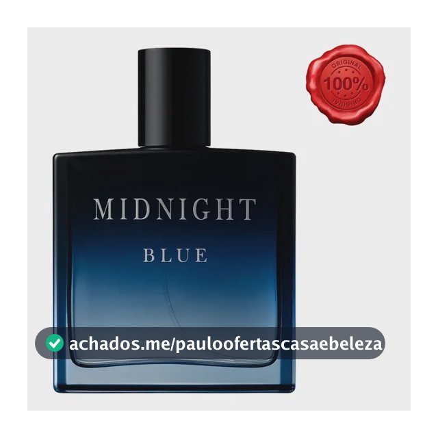 Perfume Masculino Midnight Blue Alta Fixação Fero Blue 100ml
