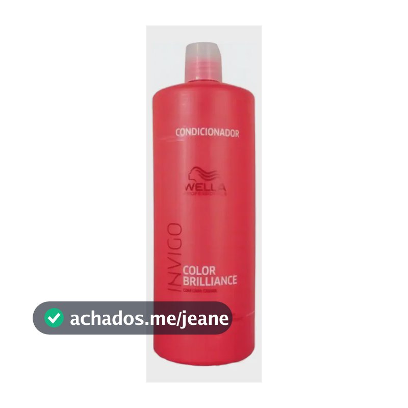 Condicionador Wella Professionals Brilliance Invigo 1000 ml