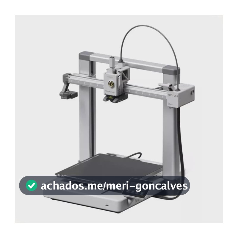 Impressora 3d Bambu Lab A1 Alta Velocidade E Maior Qualidade Cor Cinza