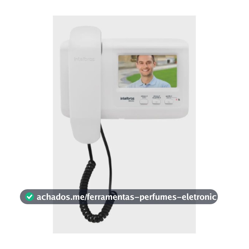 Módulo Interno para Videoporteiro IVR 1010 IN Branco Intelbras