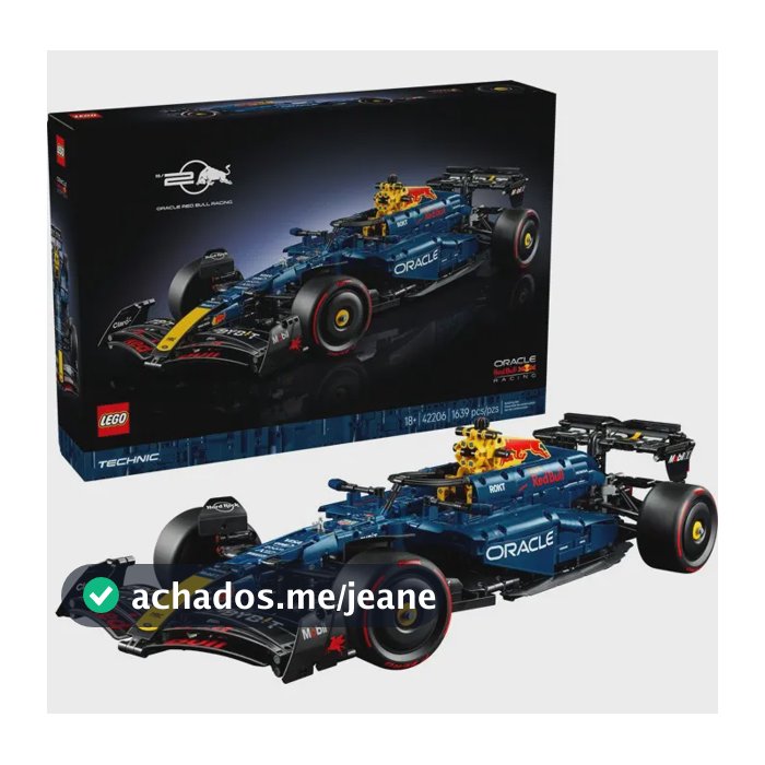Lego Technic Oracle Red Bull Racing Rb20 F1 42206 Número de peças 1639