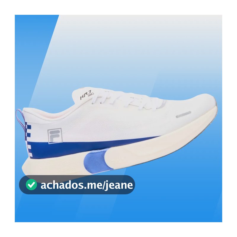 Tênis Fila Kr7 Pro Speed Tech Masculino Placa De Carbono Branco/azul Royal 41 Br