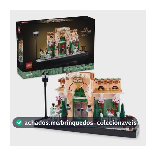 Lego Icons 10362 - Café Francês Quantidade De Peças 1101