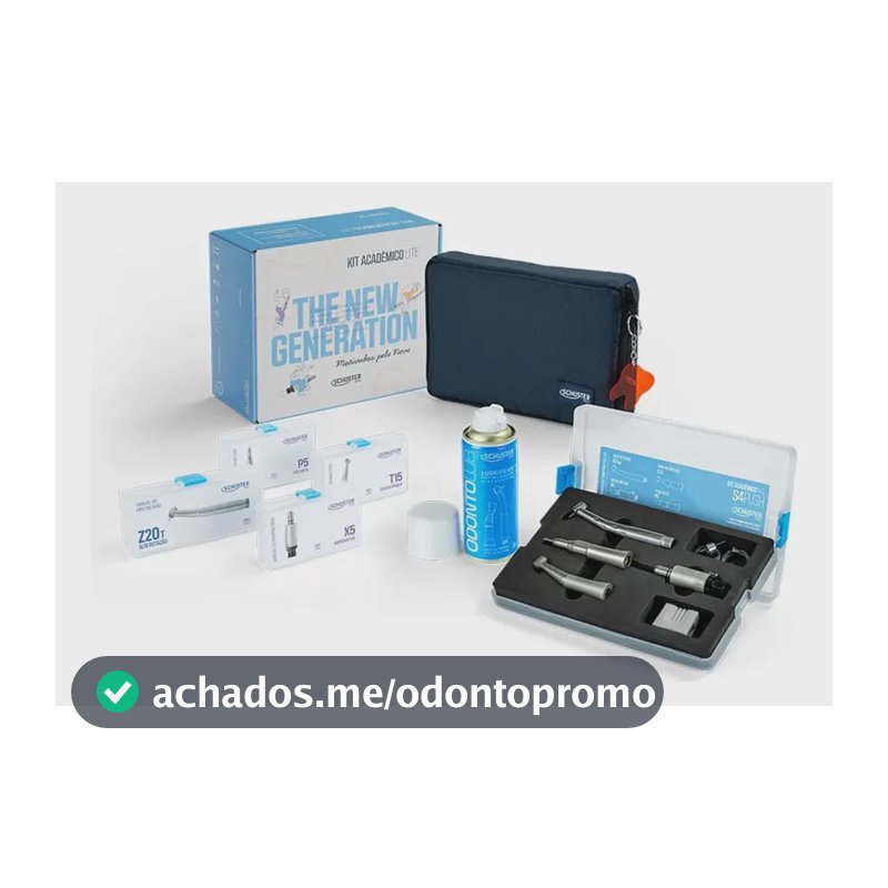 Kit Acadêmico De Peças De Mão Odonto S4 Push Lite - Schuster