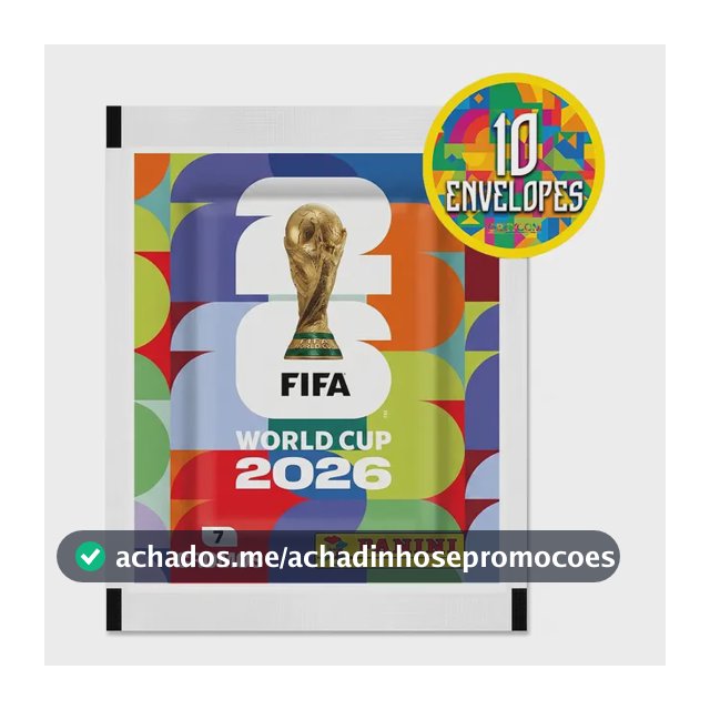 Kit 70 Figurinhas Do Álbum Copa Do Mundo 2026 Pronta Entrega