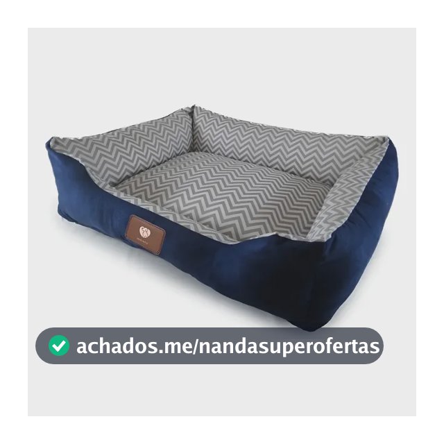 Cama Caminha Pet Grande Cachorro E Gato Com Ziper 70x60cm