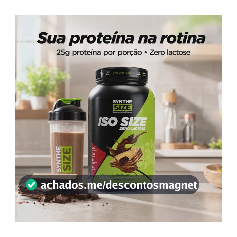 Whey Iso Size Synthesize 900g Wafer Chocolate Zero Lactose