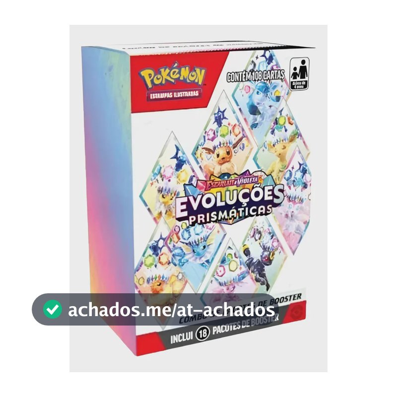 Combo de Booster EV8.5 - Evoluções Prismáticas - Copag