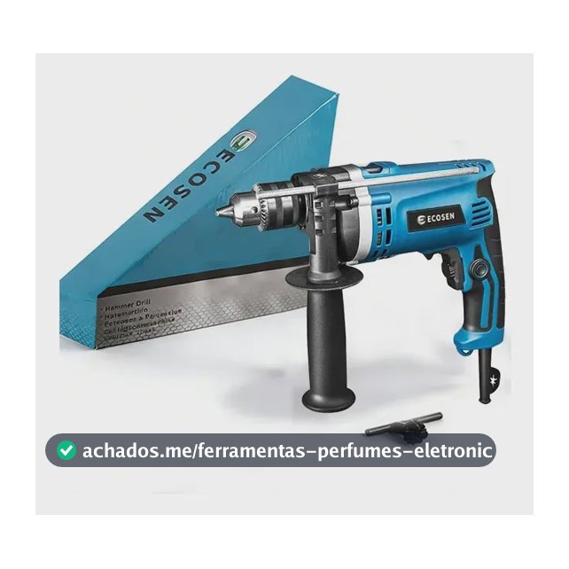 Furadeira Martelete De Impacto 1/2 Pol 13mm Concreto E Madei Azul-aço 110v 50/60hz