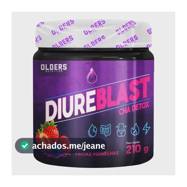 Suplemento Nutricional Older Nutrition Diureblast Pó Sabor Frutas Vermelhas 210g