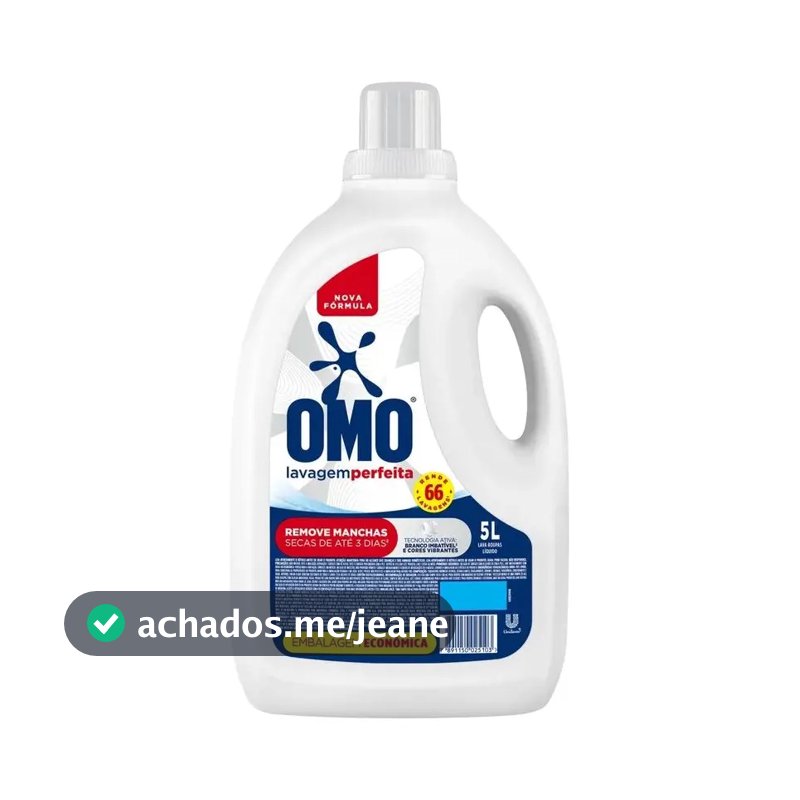 Sabão Líquido Omo Lavagem Perfeita 5L