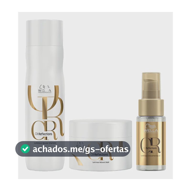 Kit Wella Oil Reflections Sh250+ol30+masc150