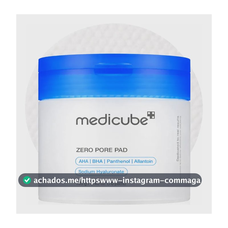 Medicube Zero Pore Pad 2.0 - 70 Almofadas Tônicas Faciais Momento de Aplicação Dia/Noite Tipo De Pele Todo Tipo De Pele