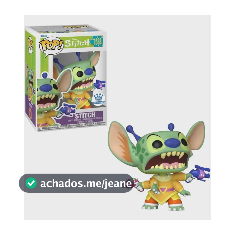 Boneco Funko Pop! Disney: Lilo & Stitch Arte Conceitual