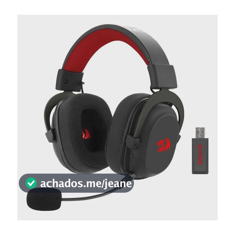 Headset Gamer Redragon Zeus Pro 7.1 Driver 53mm Bluetooth