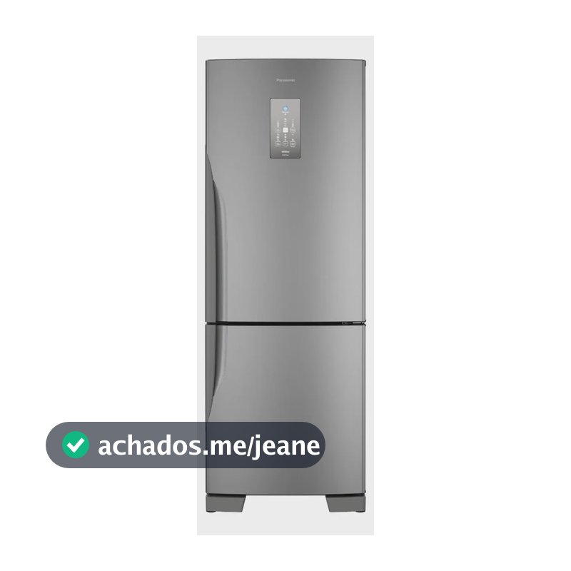 Refrigerador Panasonic 511l Aco Escovado Nr-bb71pv7x Aço Escovado