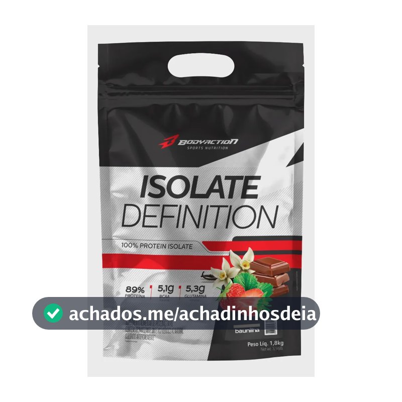 Bodyaction Whey protein Isolate Definition 1,8kg Baunilha