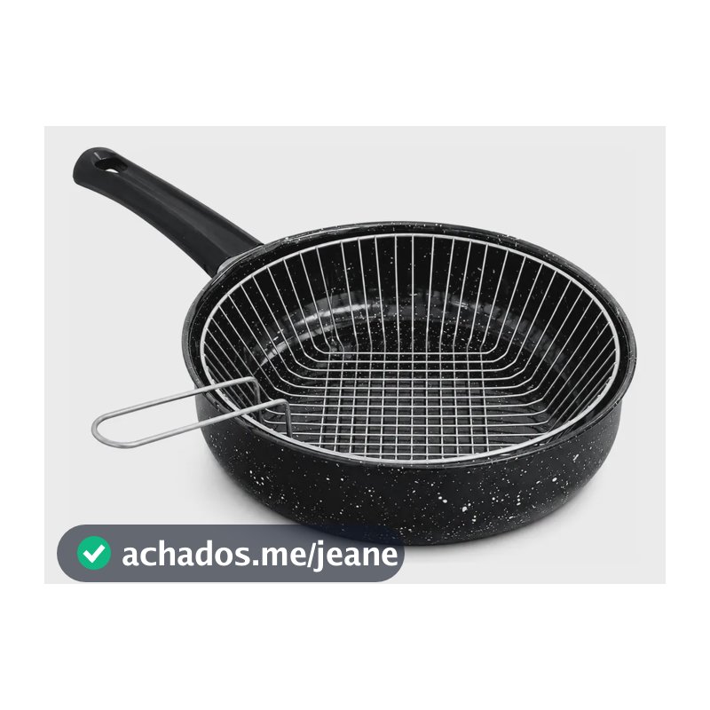 Frigideira Esmaltada 26cm Com Cesto Fritura 2,7l Disul