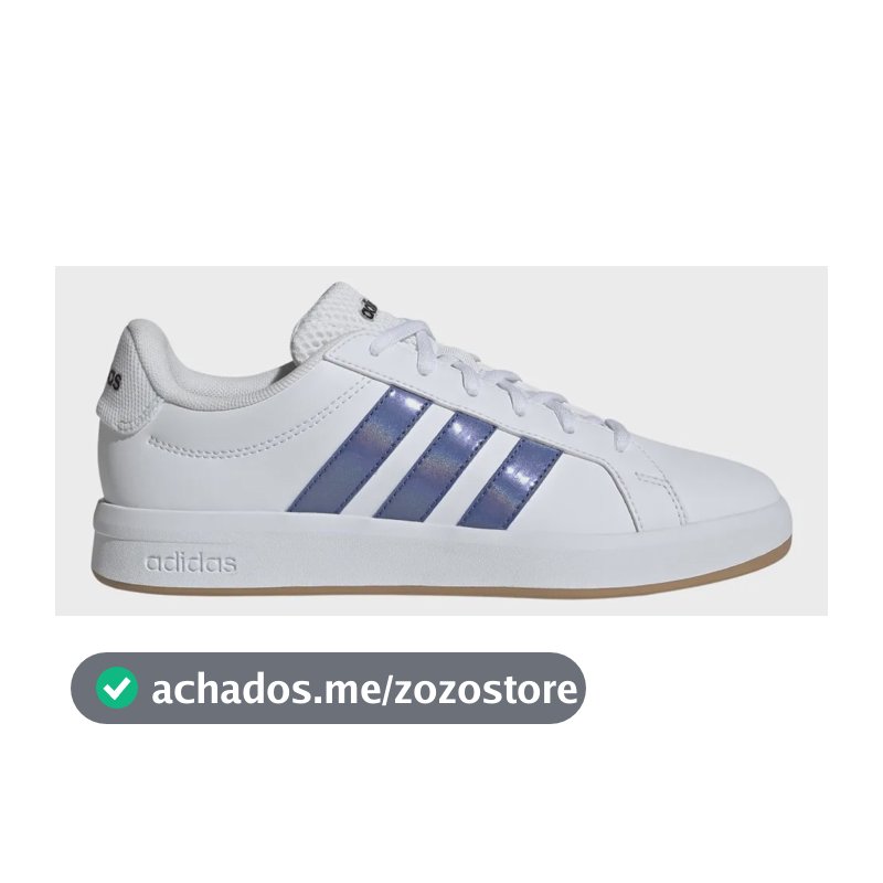 Tênis Feminino Grand Court Base 3.0 adidas Branco Liso 39 Br