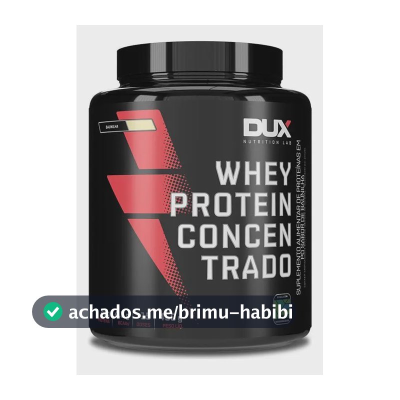 DUX Whey Protein Concentrado 450g PoteCaramelo Salgado