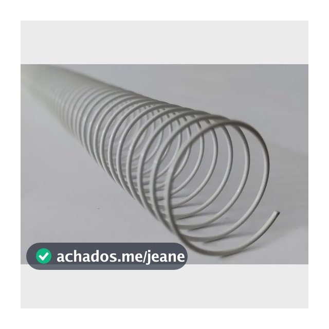 Espiral Metálico 33mm Em Aço P/ 250 Folhas Pacote C/15