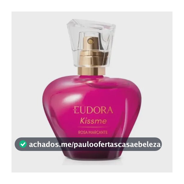 Kissme Rosa Marcante Colônia Eudora 50ml
