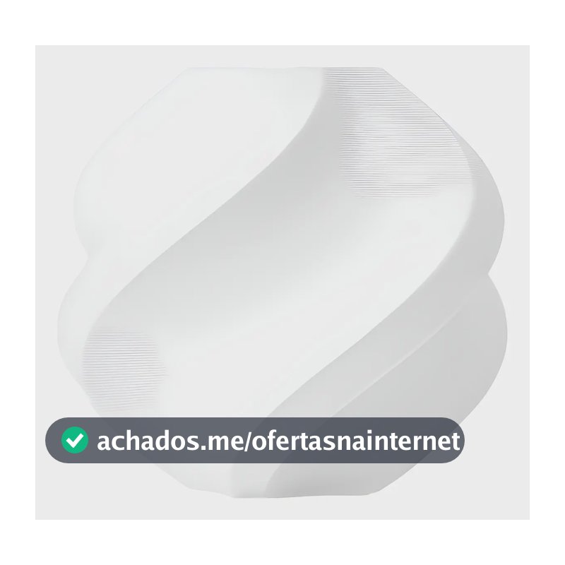 Filamento Pla Lite Bambu Lab Refil Sem Carretel Branco 1 Kg