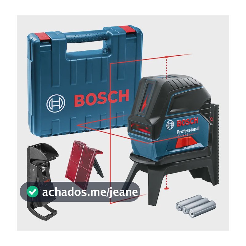 Nivel A Laser Bosch Gcl2-15 + Maleta + Gancho