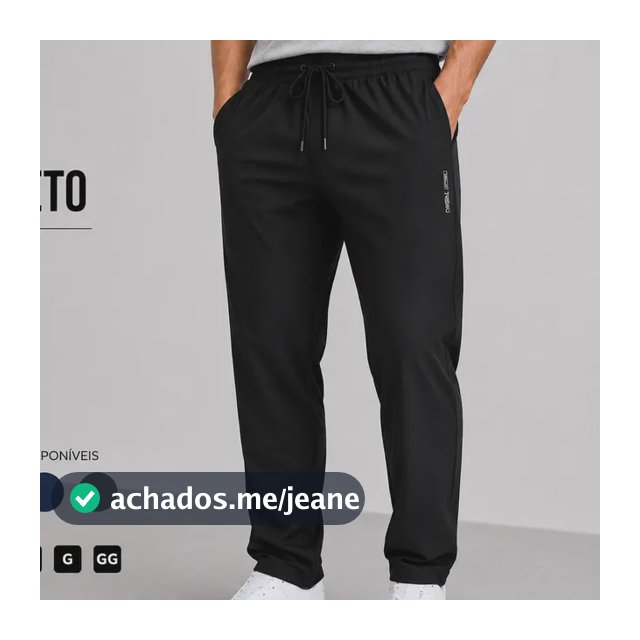 Calça Elastano Masculino Academia Corrida Conforto