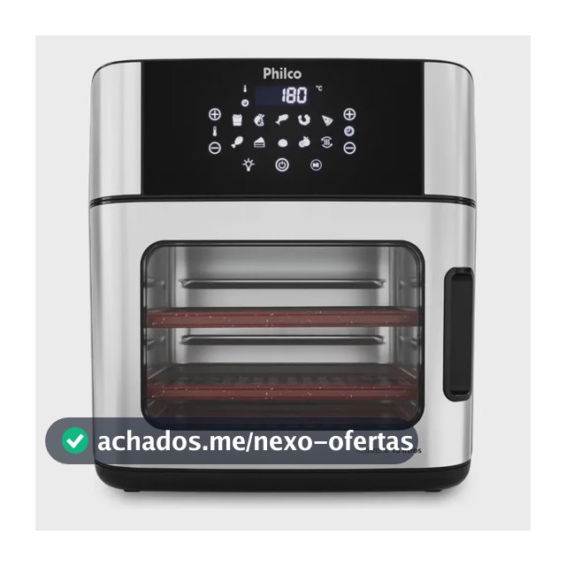 Fritadeira Air Fryer Philco PAF16A 4 Em 1 Painel Digital 16l